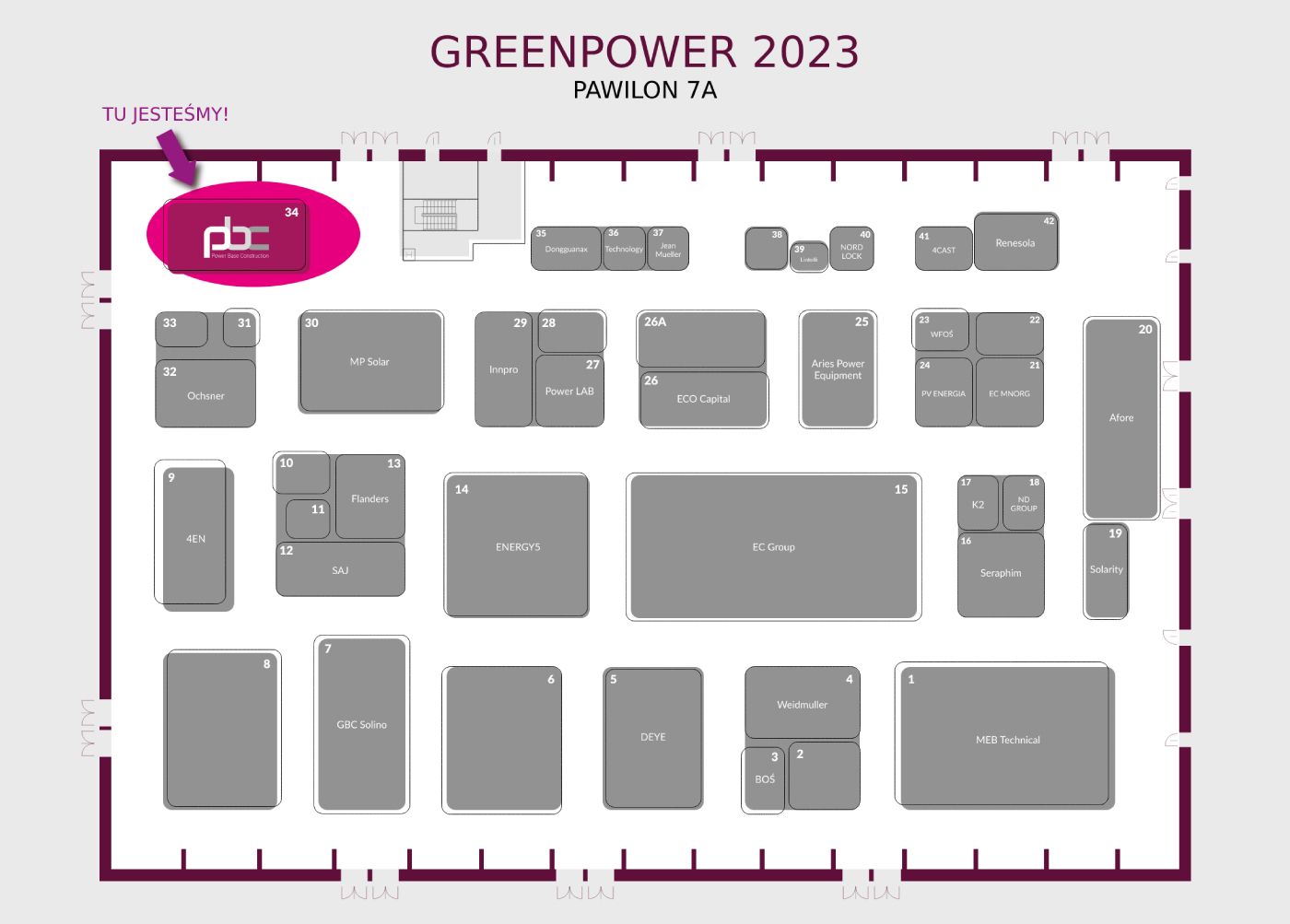 Plan targów GreenPower